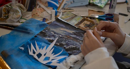 Мастер-класс «Коллаж. Цвет и Тишина»