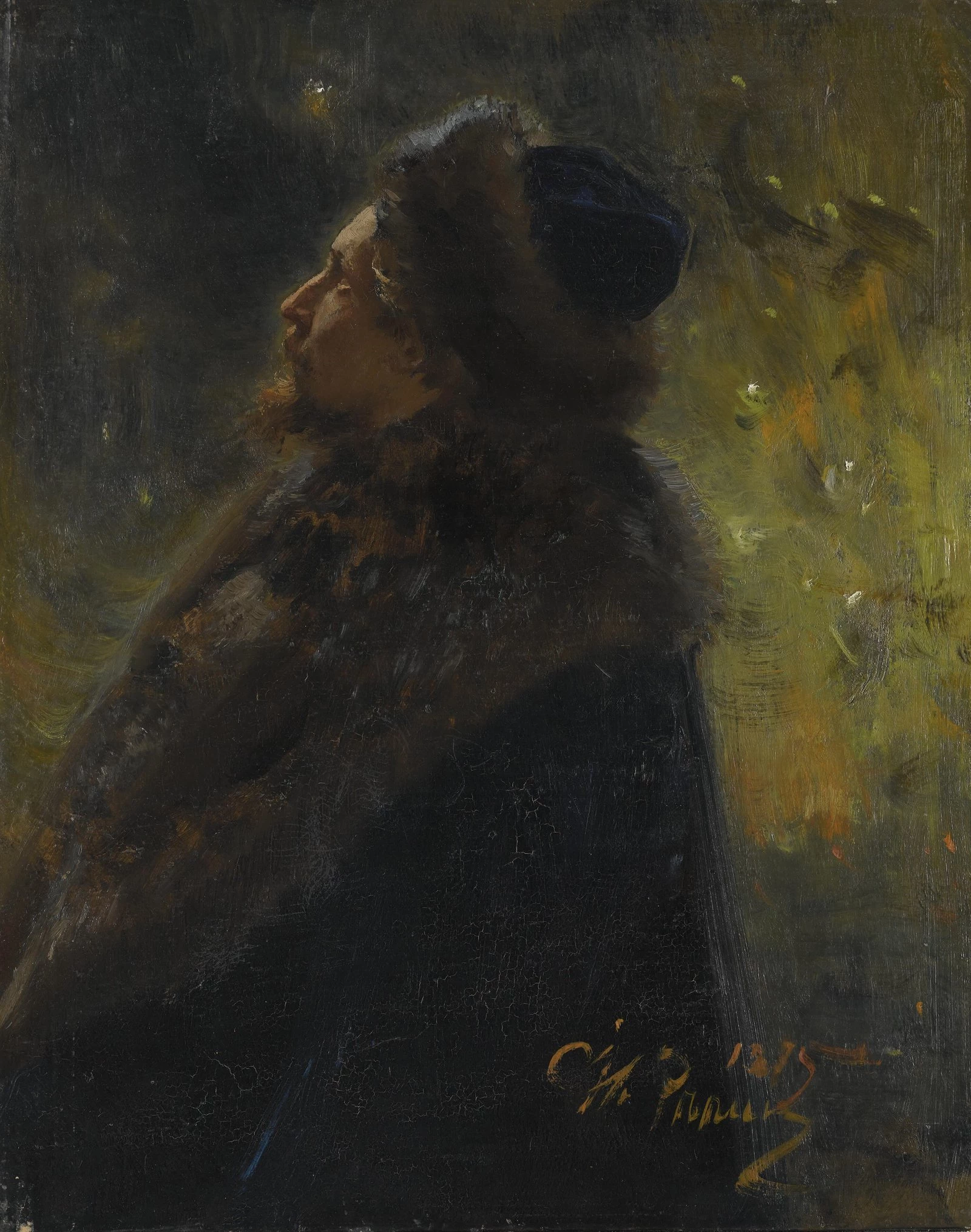 Илья Репин. Виктор Михайлович Васнецов. Этюд для фигуры «Садко в подводном царстве». 1875 ©Государственная Третьяковская галерея