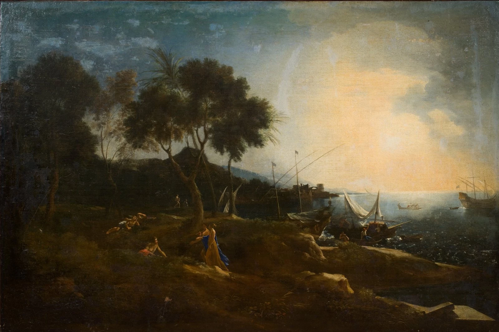 Гаспар ДЮГЕ «ПЕЙЗАЖ С ПАРУСНИКАМИ». Музей-усадьба «Архангельское»