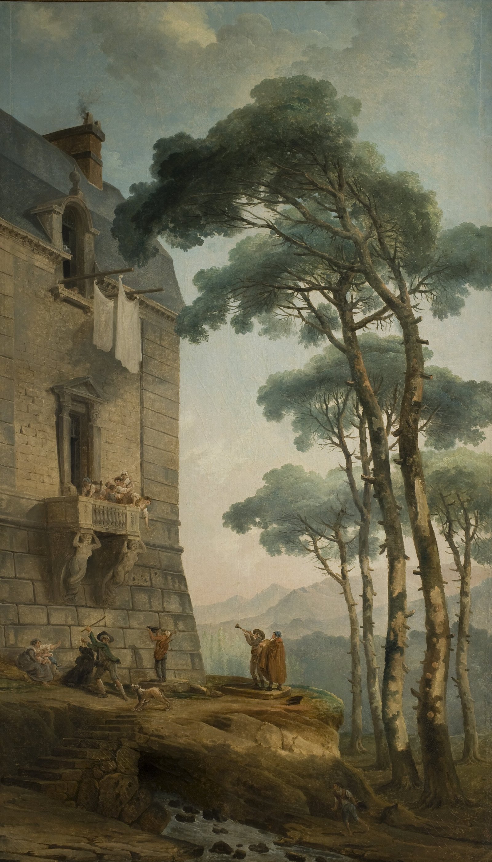 Юбер РОБЕР «СТРАНСТВУЮЩИЕ МУЗЫКАНТЫ». 1801 Музей-усадьба «Архангельское».