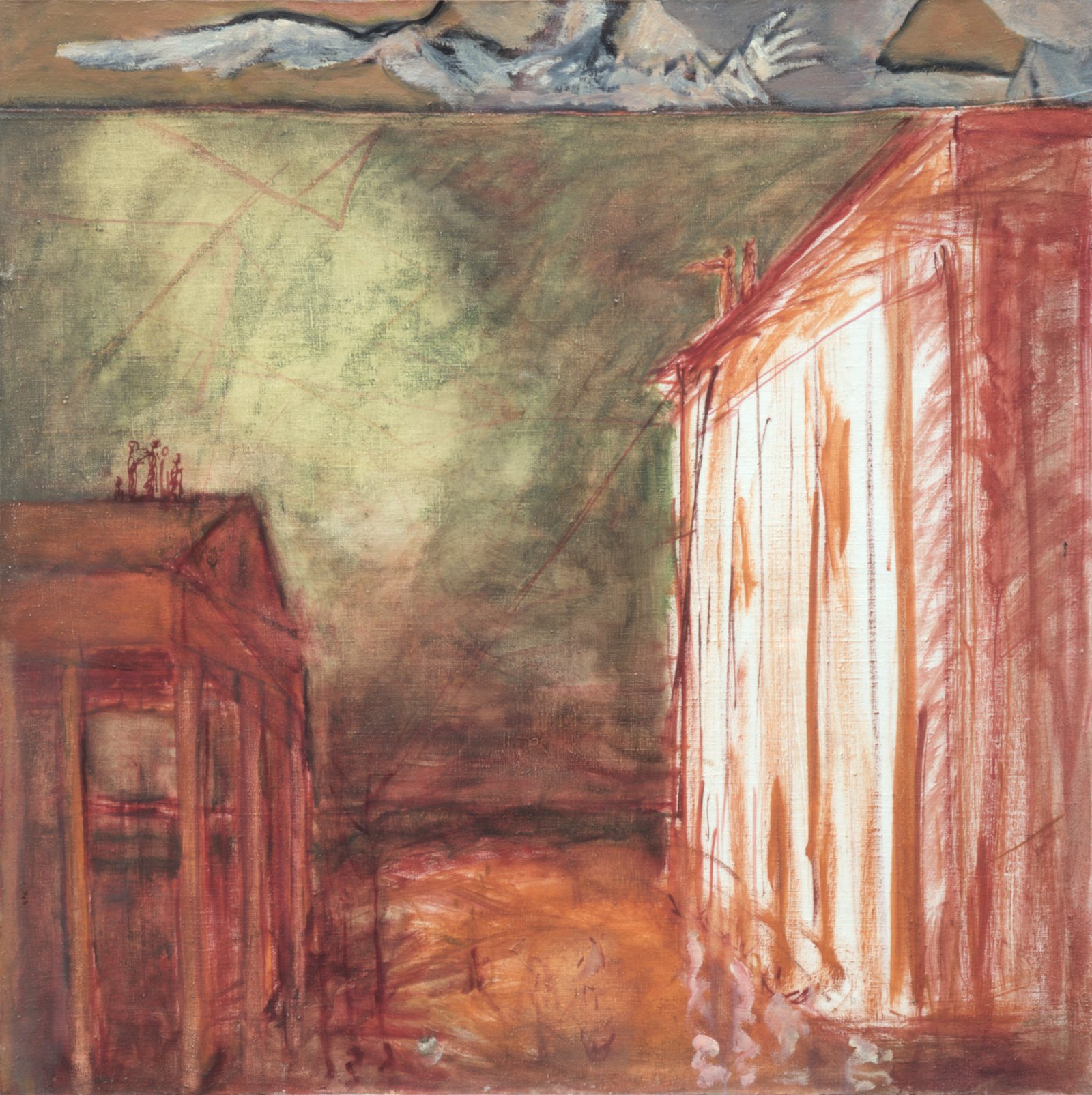 Андрей Таль (1951–2010) Барокко. Потоп. 1991  Холст, масло.